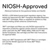 Full Facepiece Reusable Respirator 6800, NIOSH, Large Lens, ANSI High Impact Eye Protection, Silicone Face Seal, Four-Point Harness, Comfortable Fit, Painting, Dust, Chemicals, Medium