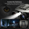 Night Vision Binoculars - Night Thunder X3 4K Night Vision Goggles for Adults, AI Color Mode, 2000ft Range, 5000mAh Battery, 32GB Card for Camping & Security