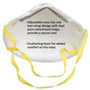 8210 Particulate Respirator, N95, Pack of 20 Disposable Respirator, NIOSH APPROVED, Two-Strap Cup Style Design, Lightweight with Cushioning Nose Foam