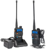 Ham Radio Long Range UV5R Dual Band VHF UHF Rechargeable Walkie Talkies for Adults Handheld Two Way Radio with Earpiece AR-771 Full Kit for Camping Hunting Survival Gear,2Pack